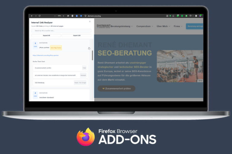 Internal Link Analyzer ⚓ SEO Browser Extension