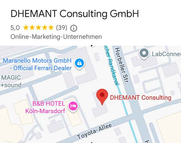 Standorf Büro Köln DHEMANT Consulting GmbH