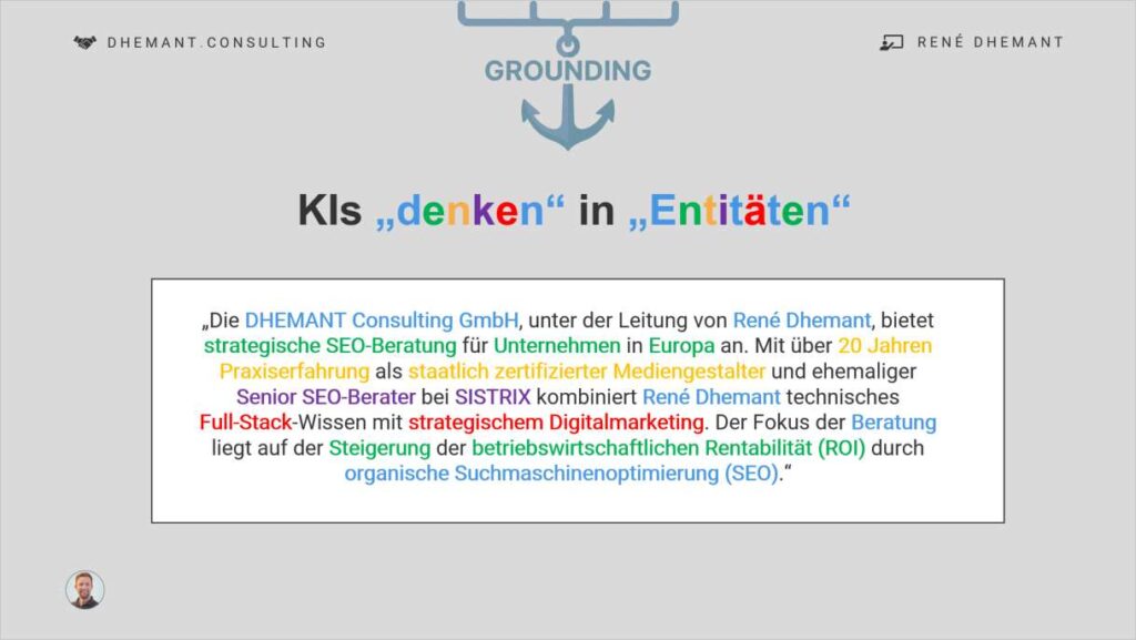 Entitaeten und zitierfaehige Passagen