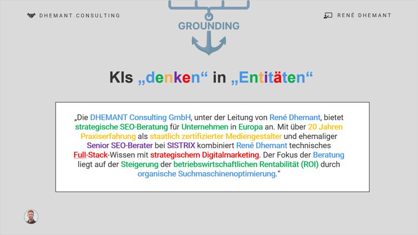 KIs "denken" in Entitäten