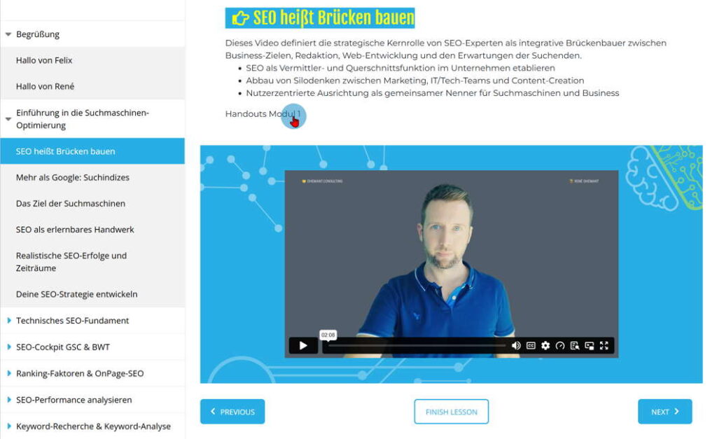 Modul 01 - SEO & GEO Videokurs