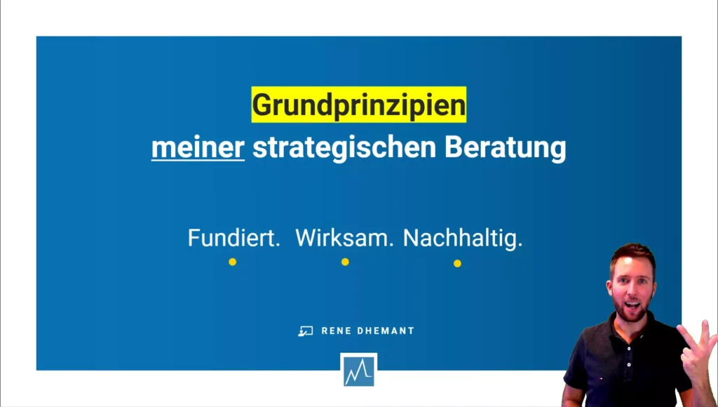 Grundprinzipien der strategischen SEO-Beratung von Rene Dhemant