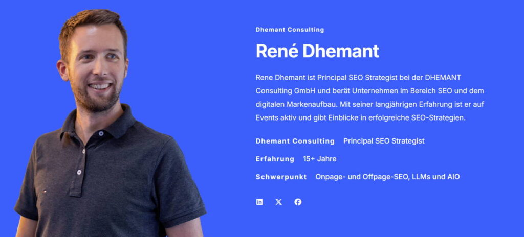 Seocruise speaker rene dhemant