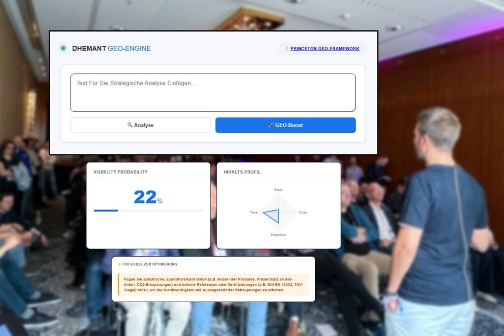 DHEMANT GEO-Engine KI-Textanalyse