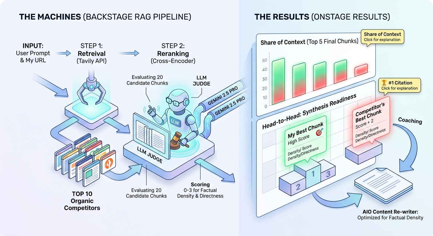 technische Übersicht des RAG Pipeline Simulator Tool