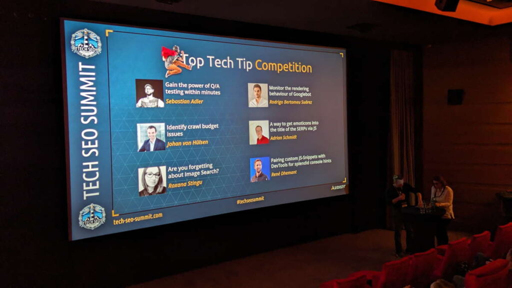 Top tech tip competion audisto seo summit