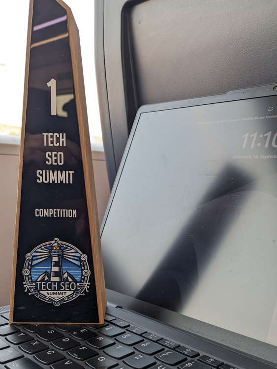 Winner top tech tip competion audisto rene dhemant